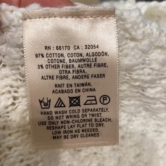 Anthropologie knitted and knotted short sleeve sweater- size large - Picture 8 of 8